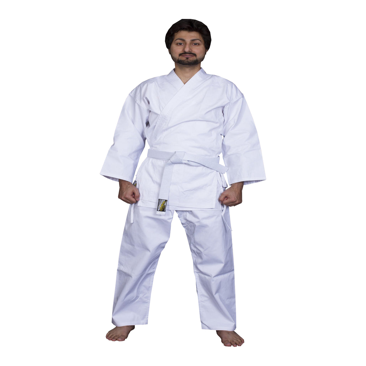 New Karate Suit, White, Size 100-200 for Mens, Cotton Suit, brand Hawk