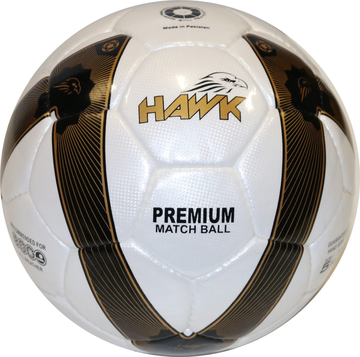 Premium Hand-Sewn Football | Japanese Microfiber PU | Hawk® Official Match Ball