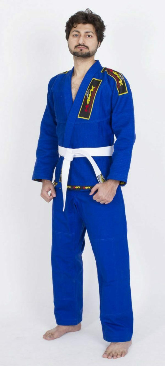 HAWK® Brazilian Ju Jutsu Martial Arts Suit – Double-Stitched 100% Cotton